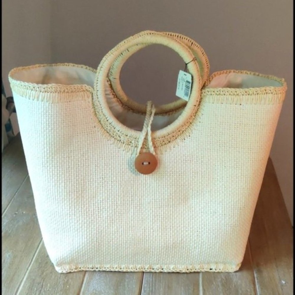 Bijoux Terner Natural Straw Tote